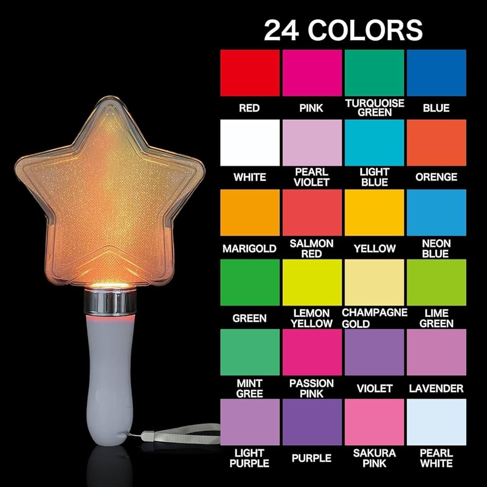 Amazon.co.jp: ペンライト コンサート 星/ハート型 カラーチェンジ 24 Amazon.co.jp: ペンライト コンサート 星/ハート型 カラーチェンジ 24